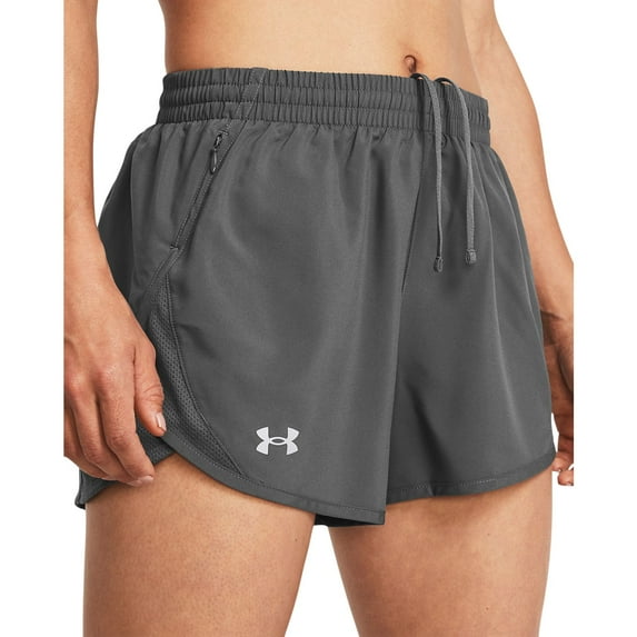 Women's Under Armour Fly-By Shorts Color: Gray Size: SMALL