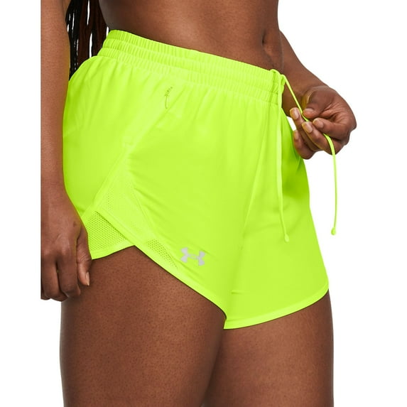 Women's Under Armour Fly-By Shorts Color: Green Size: SMALL