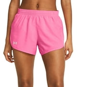 UNDER ARMOUR Womens Fly by Shorts, 026 Castlerock/Astro Pink/Reflective, Medium