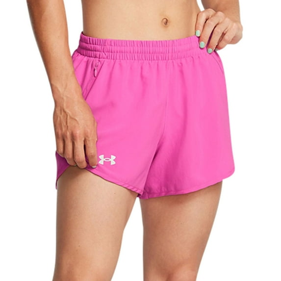Women's Under Armour Fly-By Shorts Color: Rebel Pink Size: MEDIUM
