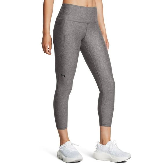 Women's Under Armour HeatGear® No-Slip High-Rise Ankle Leggings Color: Charcoal Heather Size: XX LARGE