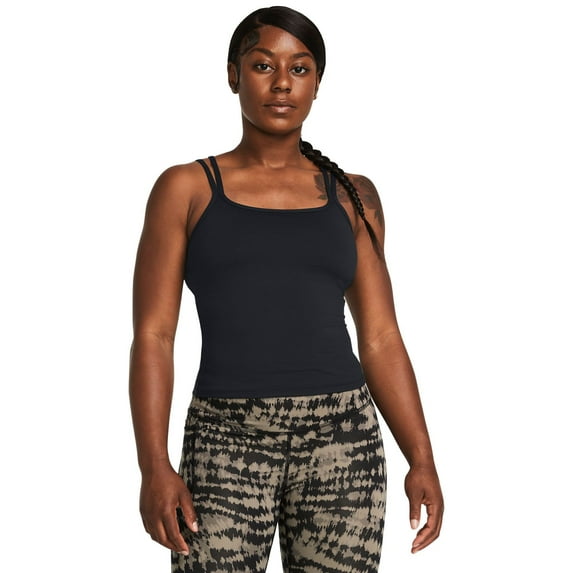 Women's Under Armour Motion Strappy Tank Top Color: Black Size: MEDIUM