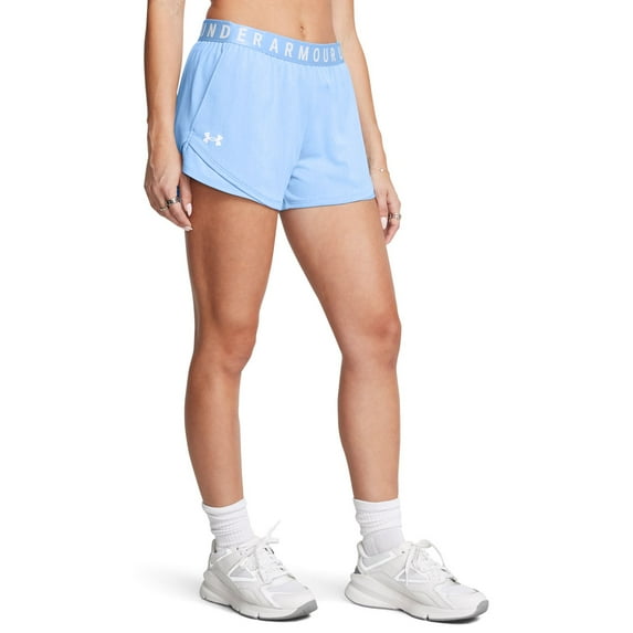 Women's Under Armour Play Up 3.0 Shorts Color: Horizon Blue Size: MEDIUM