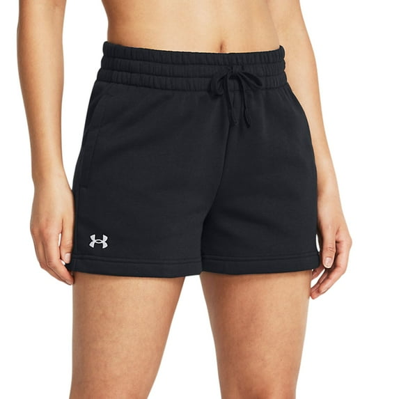 Women's Under Armour Rival Fleece Shorts Color: Black Size: MEDIUM