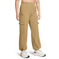 thumbnail image 1 of Women's Under Armour Rival Woven Cargo Pants Color: Camel Size: SMALL, 1 of 4