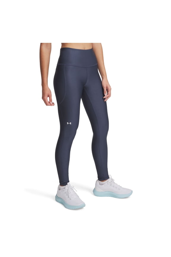 Women's Under Armour Tech High-Waisted Leggings Color: Downpour Gray Size: LARGE