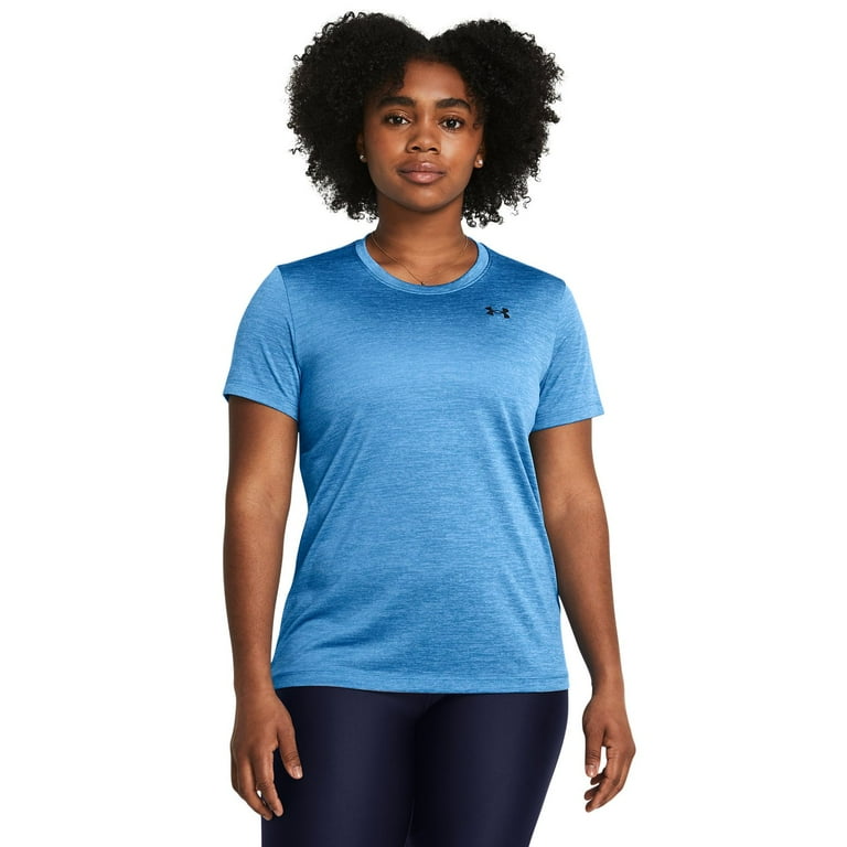 Women s Under Armour UA Tech Short Sleeve Tee Color Blue Size X LARGE Walmart
