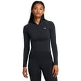 thumbnail image 1 of Women's Under Armour Vanish Seamless Crop Quarter Zip Top Color: Black Size: MEDIUM, 1 of 4