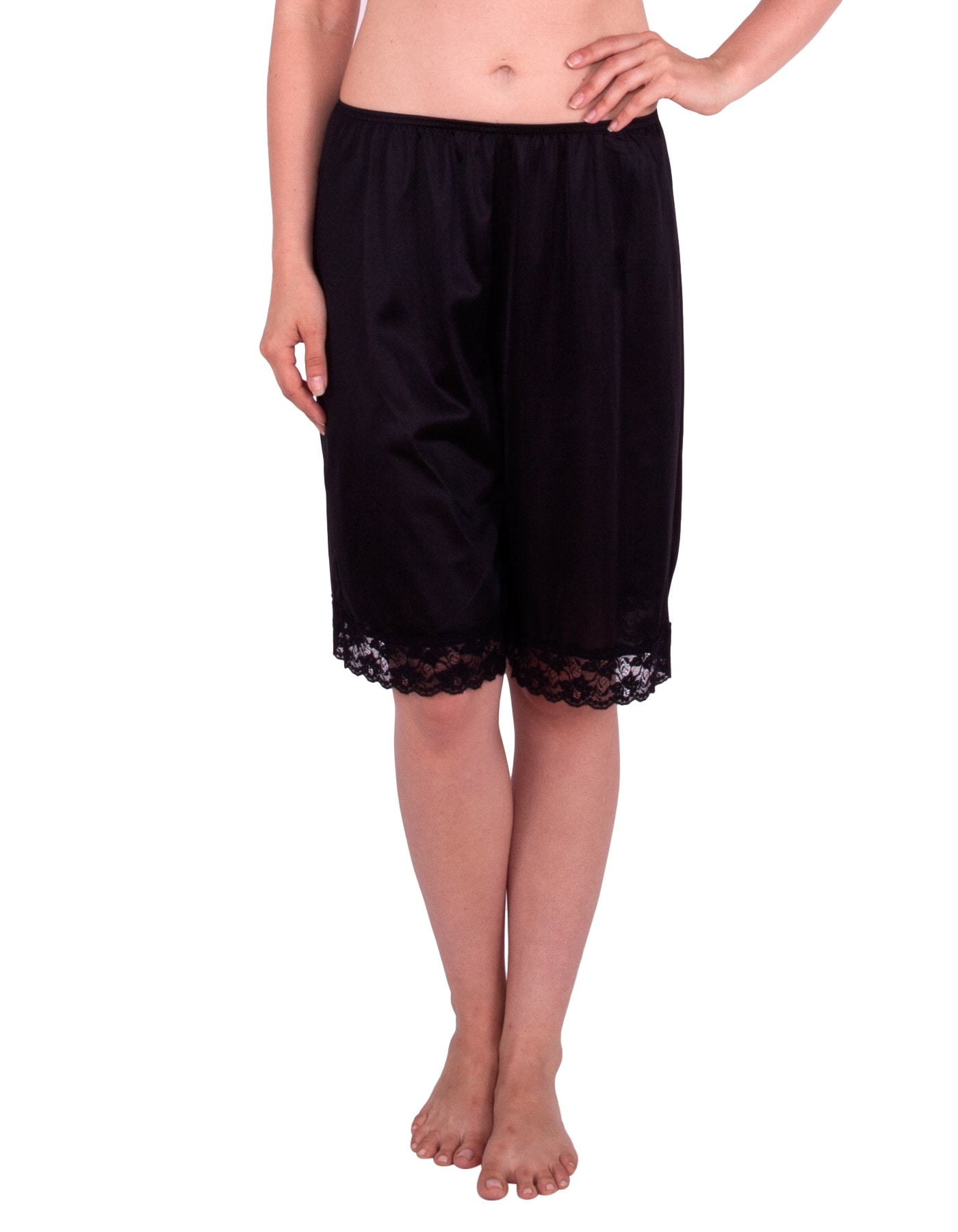 Women's Under Moments Classic Pettipants Bloomers w/Lace 15,18,22 Inch