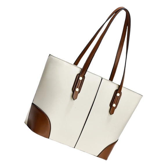 Women's Underarm Bag Spacious Interior Shoulder Bags PU Leather Handbag Top Handle Purse for Work Travel and Shopping