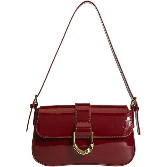 Women's Underarm Shoulder Bags Faux Leather Tote Bag Clutch Trendy Purses Handbag Vintage Evening Bag Shoulder Totes
