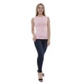 thumbnail image 1 of Women's Undershirt Tank Top Camisole Sleeveles, XXL, Pink, by Ambesonne, 1 of 4