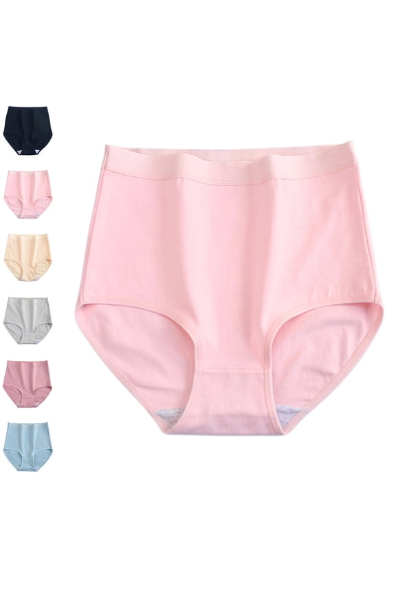 Women's Understated Cotton Brief Panty Light pink L