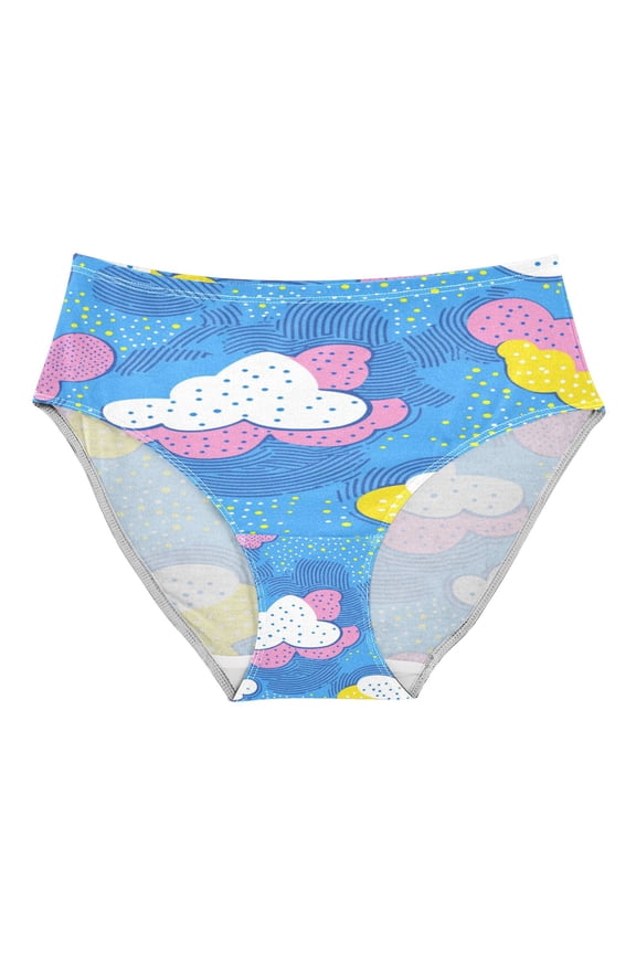 Women's Underwear Abstract Cloud Pattern Hipster Panties Underwear for women, Medium