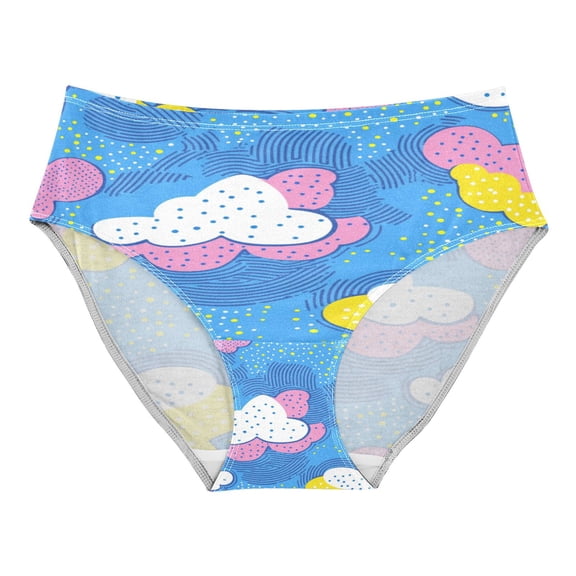 Women's Underwear Abstract Cloud Pattern Hipster Panties Underwear for women, XX-Large