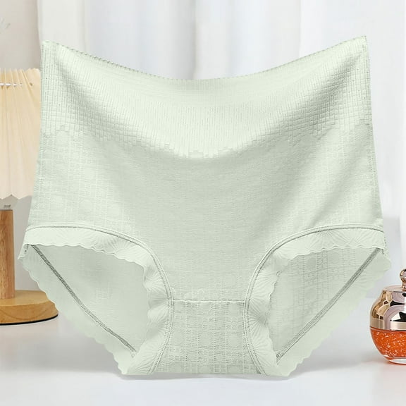 Women's Underwear Briefs Cotton Lace Abdomen Mid-rise Waist And Hip Lift Comfortable Body Breathable Underwear Briefs