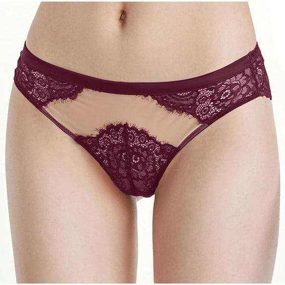 uublik Women's Underwear Briefs Lace Panties Underwear Mid Rise Underpants