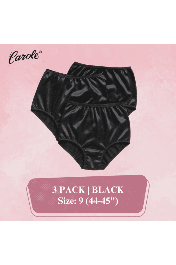 Women's Nylon Full Cut Briefs, 3-Pack