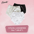 thumbnail image 1 of Women's Underwear Classic Nylon Panties Full Cut Carole Briefs, 3-Pack, 1 of 6