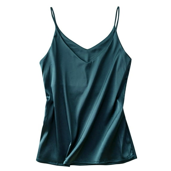Women's Underwear Clearance,Women's Fit Camisole with Built in Bra - Spaghetti Straps Camis Tank