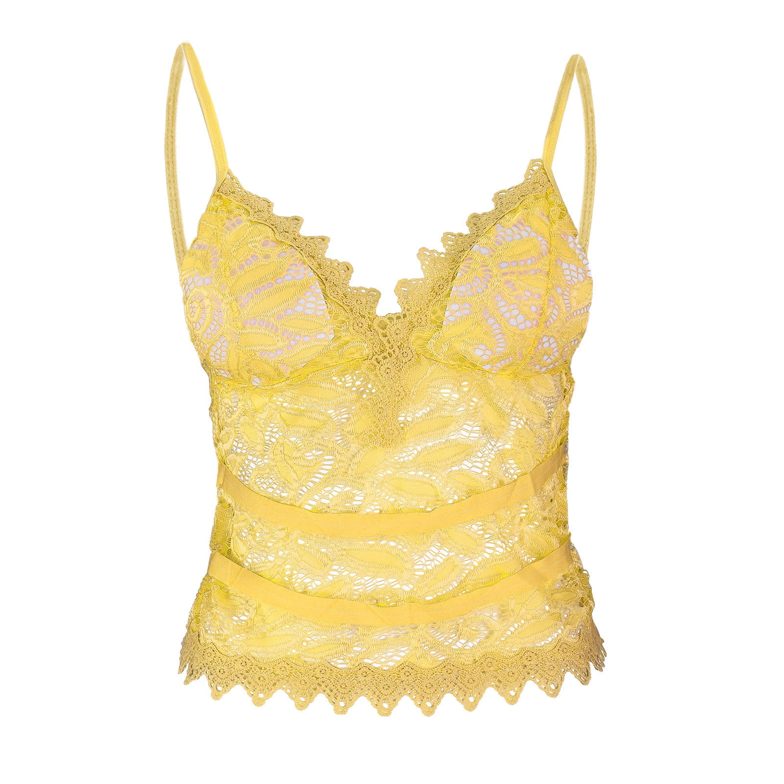 Women's Underwear Clearance，Women's Fit Camisole with Built in Bra - Spaghetti Straps Camis Tank