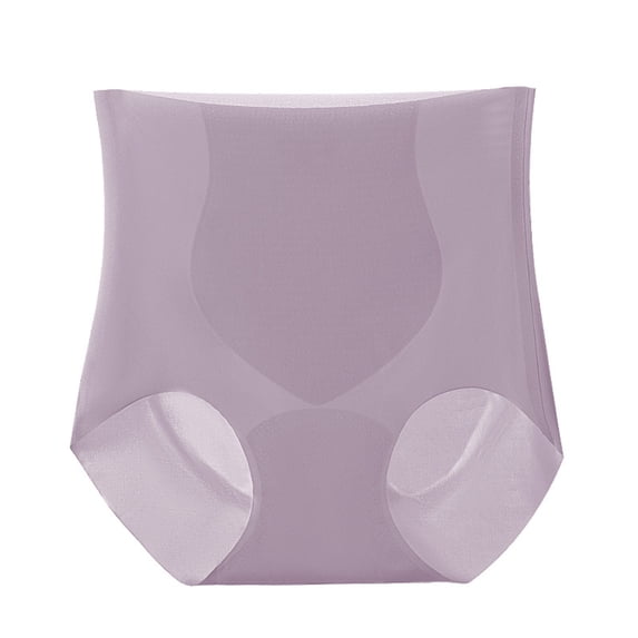 Women's Underwear High Waisted Ladies Ice Panties Soft Full Coverage Briefs Stretch Comfy Breathable Underwear