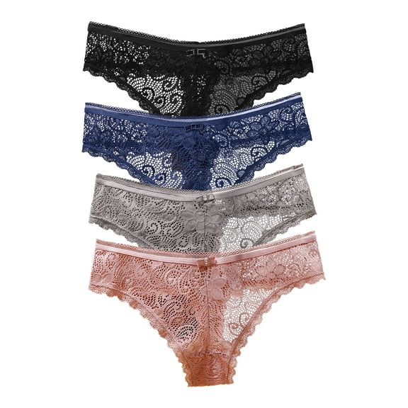 Women's Underwear Invisible Bikini No Show Nylon Spandex Ladies Panties