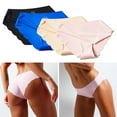 thumbnail image 1 of Women's Underwear Invisible Bikini No Show Nylon Spandex Ladies Panties, 1 of 6