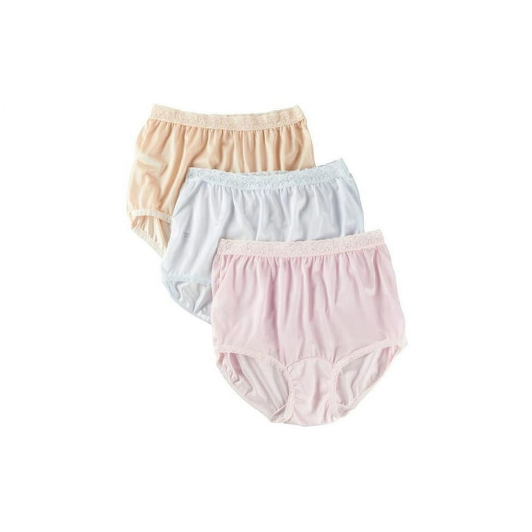 4 Pack Women Cotton French Cut Briefs Panties Ladies Lace Maxi Briefs 100%  Cotton Full Comfort Fit Underwear,5 Style (Color : D, Size : M) :  : Clothing, Shoes & Accessories