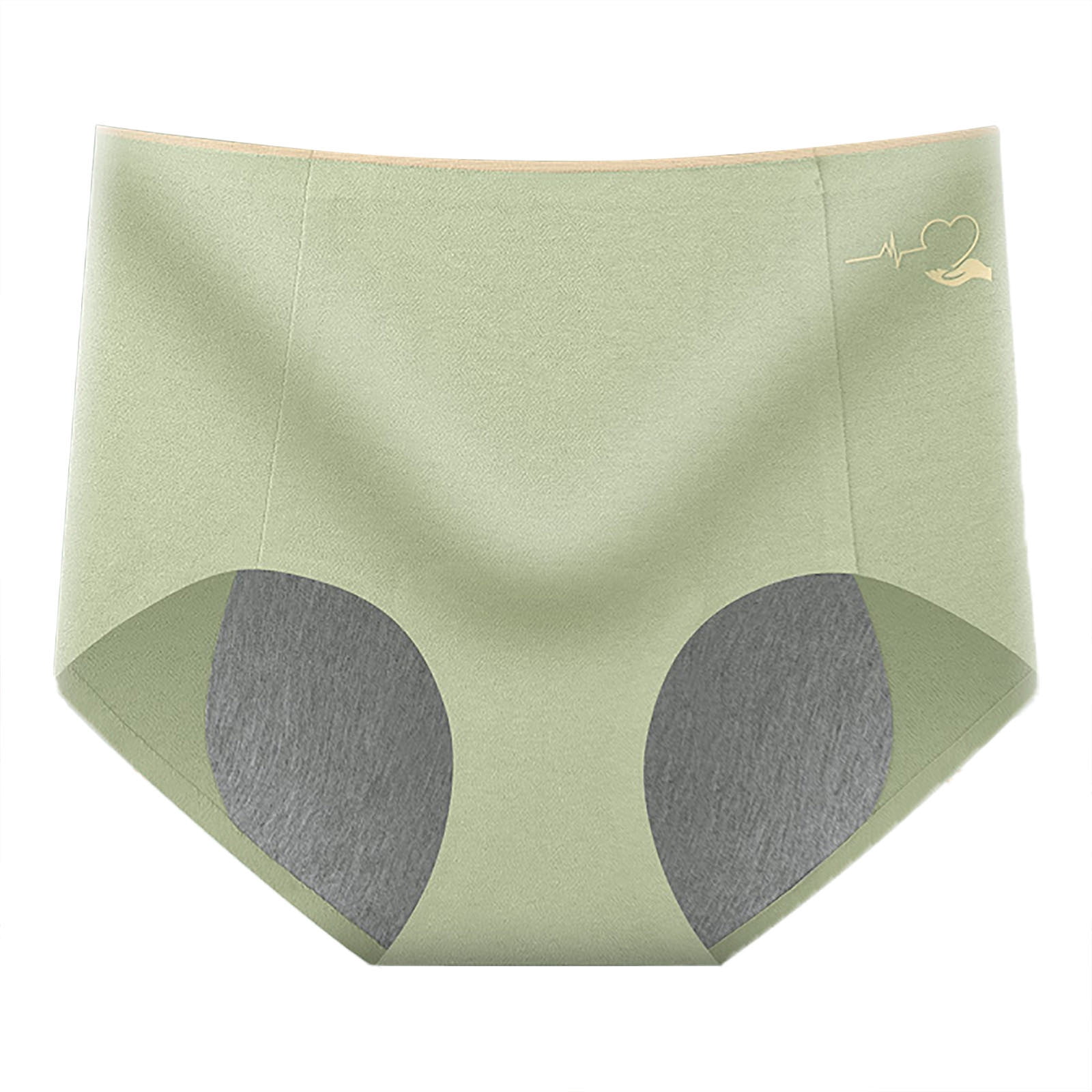 Women's Underwear Leak Proof High Waist Cotton Plus Size Period Underwear for Women,3 Pack