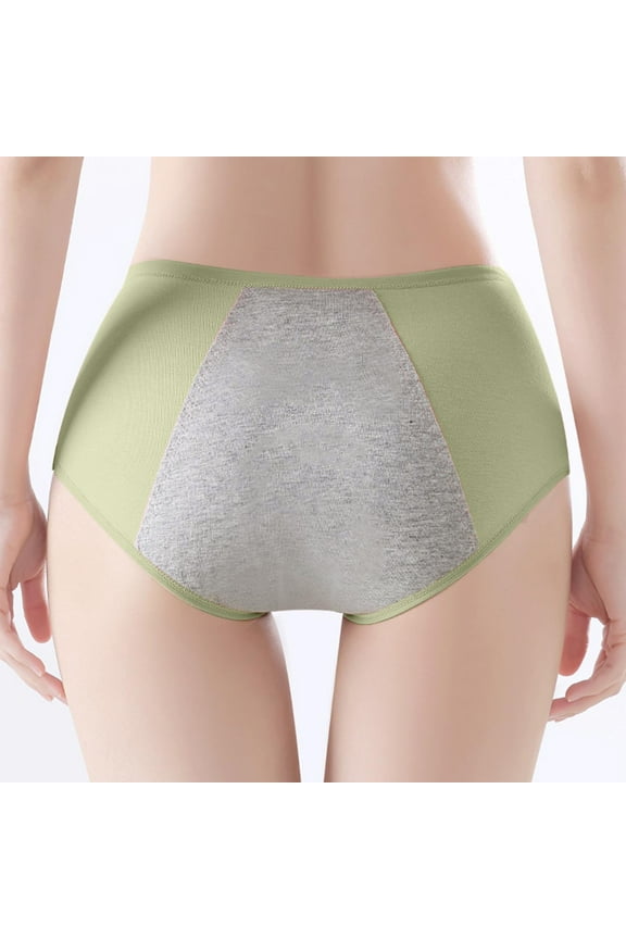 Women's Underwear Menstrual Crotch Leak Proof Extended Crotch Aunt Special Waist Triangle Underwear Light Bikini Underwear Granny Panties for Women plus Size plus Size Underwear High Waist Thong