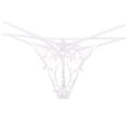 thumbnail image 1 of Women's Underwear Bikini Underwear for Women Sheer Panty White Bikini Cheeky Womens One Size, 1 of 3