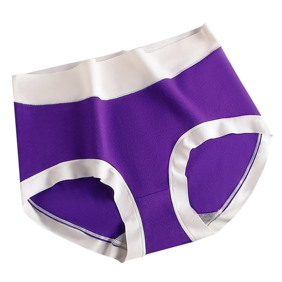 Women's Underwear Pack Women's Cotton Underwear, Laides Lightweight & Breathable Panties, Mid-Waist Soft Underpants Briefs, Available in Plus Size Cheeky Panties for Women Dark Blue 3XL