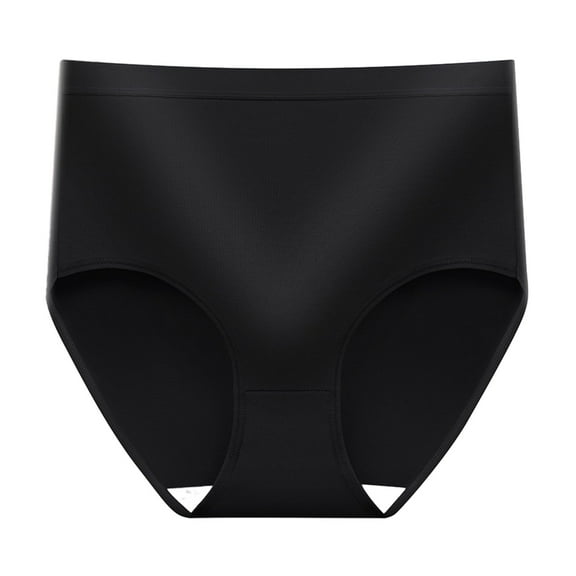 Women's Underwear Panties Brief Panties for Women High Waisted Underwear Comfy Underwear for Women Underwear Women Seamless Underwear Women Pack Black XL