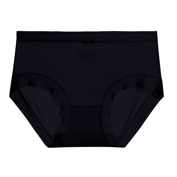 Women's Underwear Silk Crotch Ice Silk Flying Thin Seamless Japanese Girl Briefs In The Waist.
