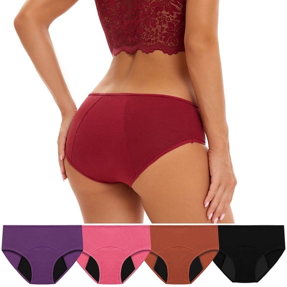Women's Underwear Soft Breathable Panties for Women 4-Pack