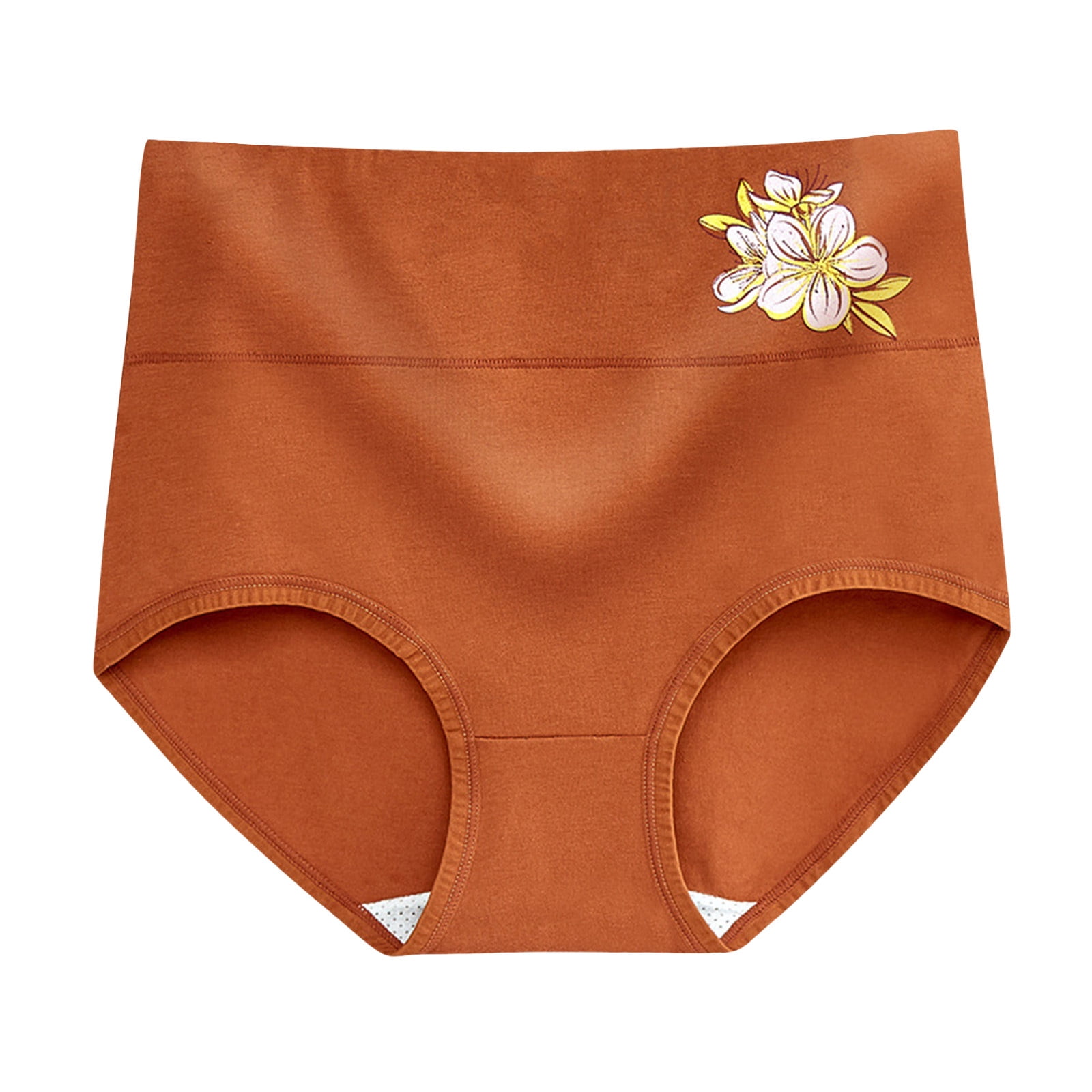 Women's Underwear Solid Color 3D Embossed Pure Cotton Large Size