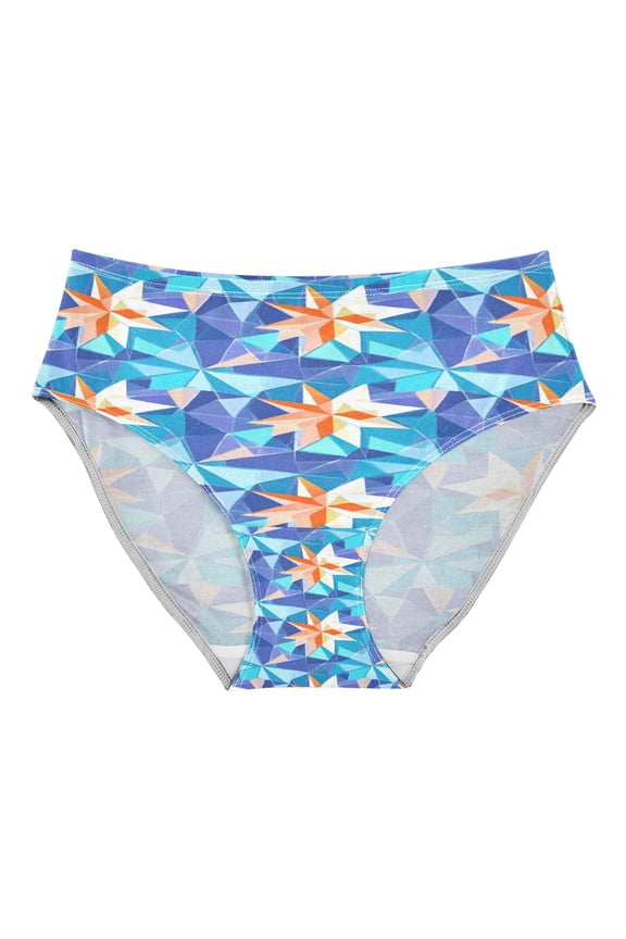 Women's Underwear Stereoscopic Star Pattern Hipster Panties Underwear for women, Medium