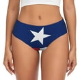 thumbnail image 1 of Women's Underwear Texas Flag Hipster Panties Low Rise Briefs Ladies Bikini Underwear X-Small, 1 of 6