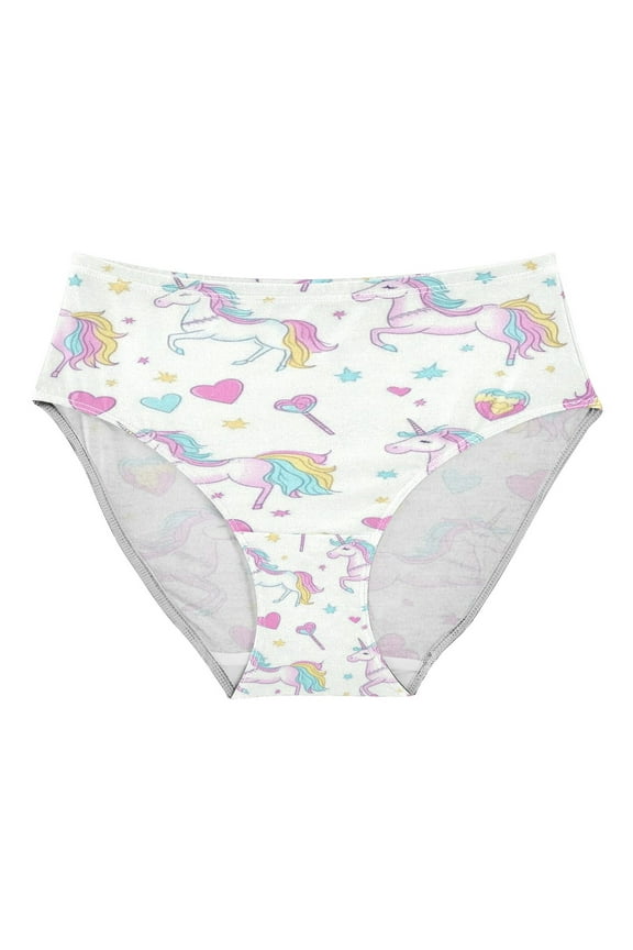 Women's Underwear Unicorns and Magic Wands Hipster Panties Underwear for women, XX-Large