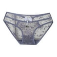 thumbnail image 1 of Womens Panties Micro Thongs for Women Naughty Panties Grey No Show Thong L, 1 of 3