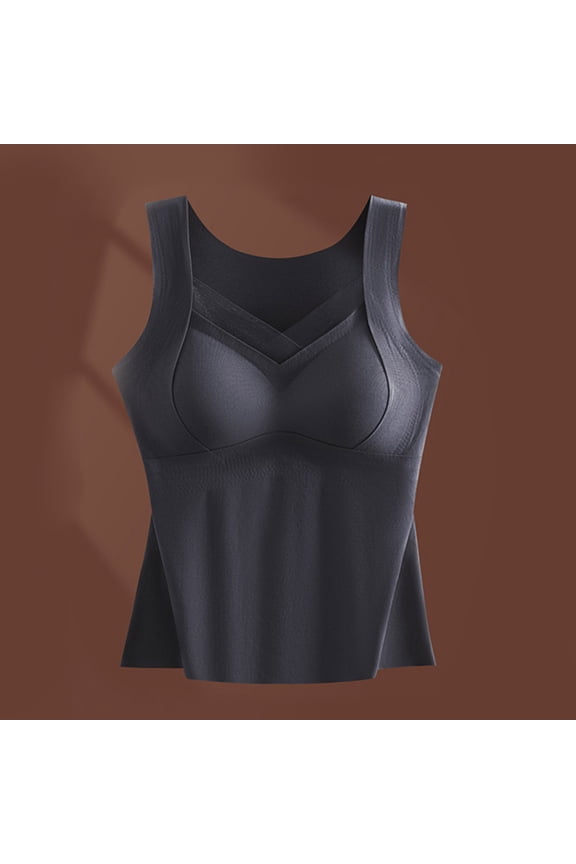 Women's Underwire One Smooth U Light T Shirt Convertible Bra Tops plus Size Women Camisole Sleep Wide Strap Tops for Women Knit Tops with Lace plus Size Womens Camisoles And Camisole with Shelf Bra