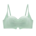 thumbnail image 1 of Women's Underwire Push Up Bikini Top 3/4 Molded Cup Swimsuit Top Supportive Bathing Suit Tops, 1 of 2