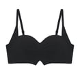 thumbnail image 1 of Women's Underwire Push Up Bikini Top 3/4 Molded Cup Swimsuit Top Supportive Bathing Suit Tops, 1 of 2