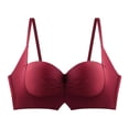 thumbnail image 1 of Women's Underwire Push Up Bikini Top 3/4 Molded Cup Swimsuit Top Supportive Bathing Suit Tops, 1 of 2