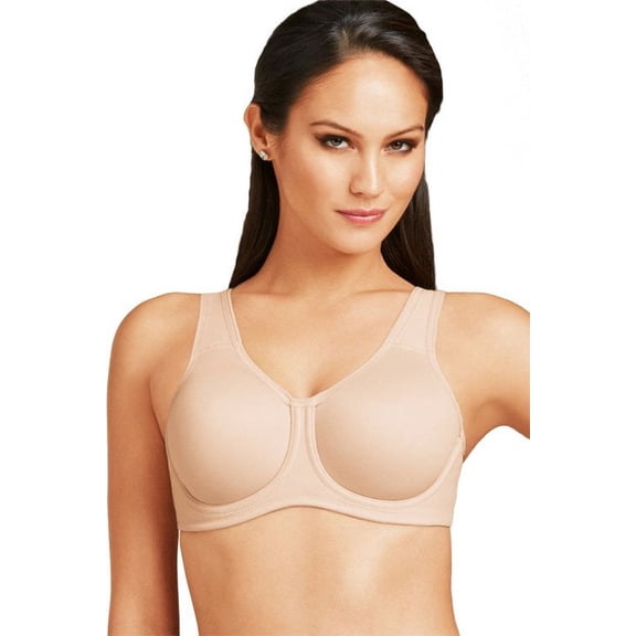 Women's Underwire Sport Bra,Naturally Nude,34DD