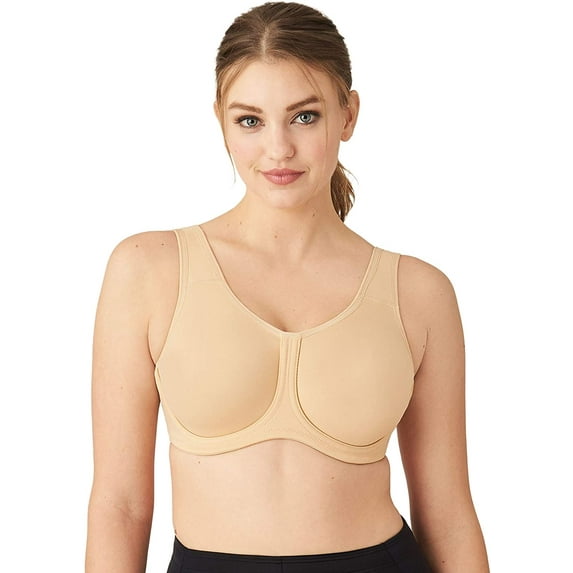 Women's Underwire Sport Bra,Naturally Nude,40DDD