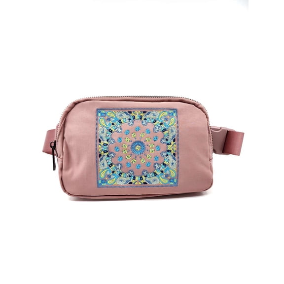 Women's Unique Paisley Pattern Embroidered Fanny Pack