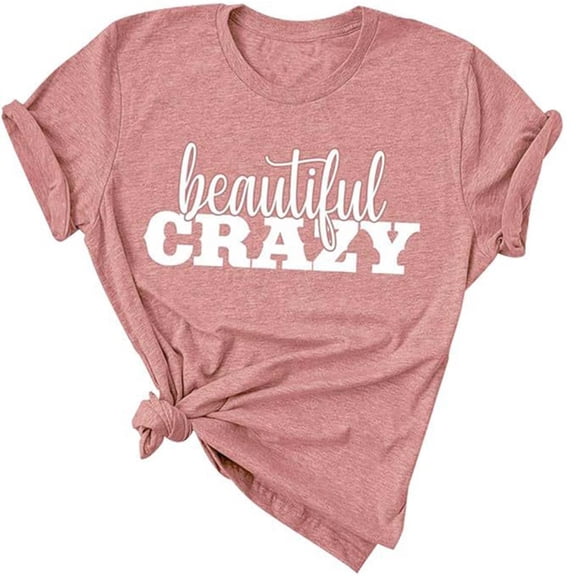 Women's T-Shirts Unique Print Design Comfortable Casual Tee for Daily Wear Stylish Summer Top