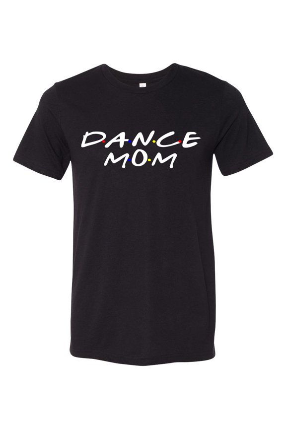 Women's Unisex Friends Inspired Dance Mom Short Sleeve T-shirt-Black Triblend-Small